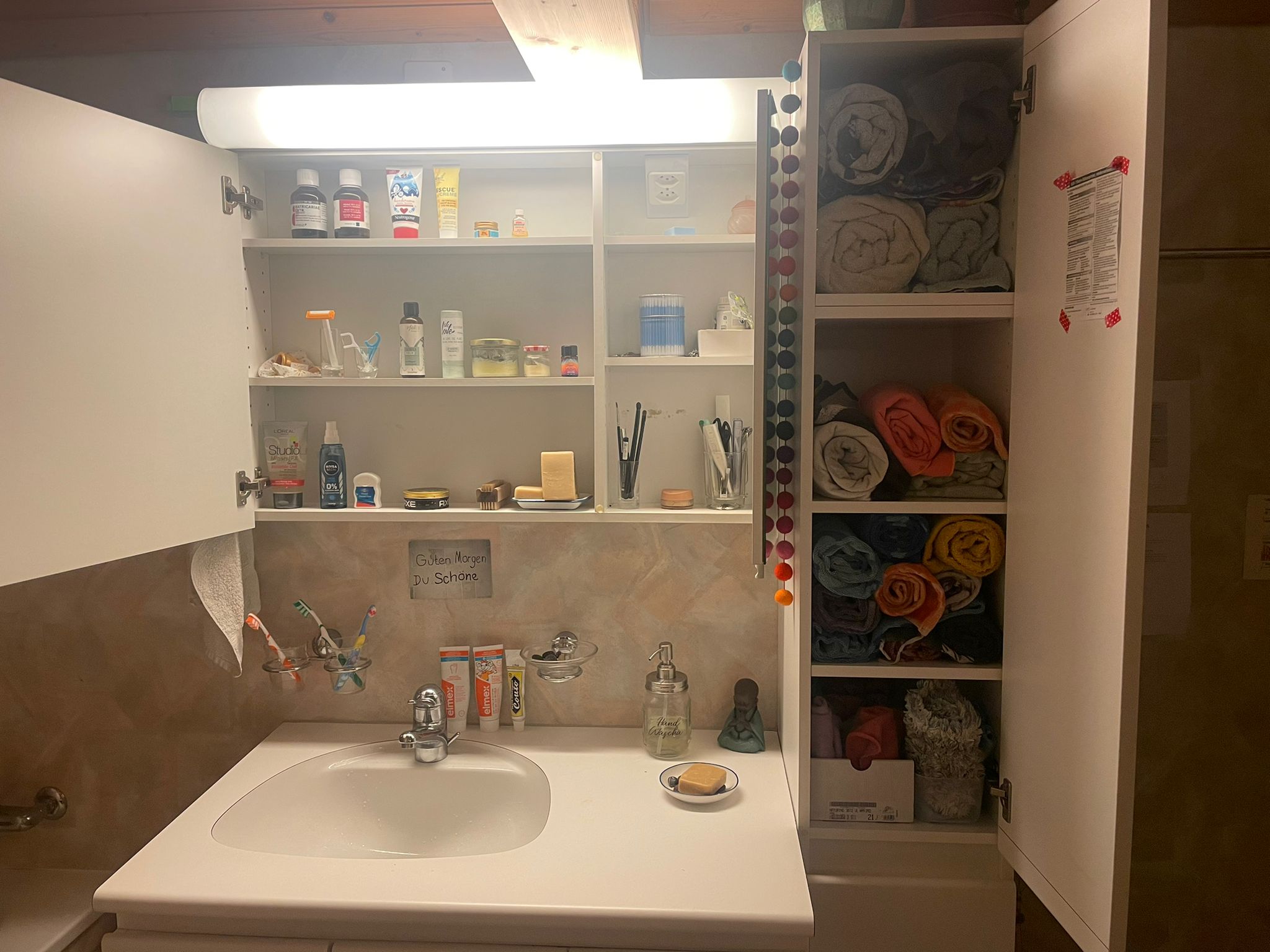 Badezimmer 1 nach der Organisation