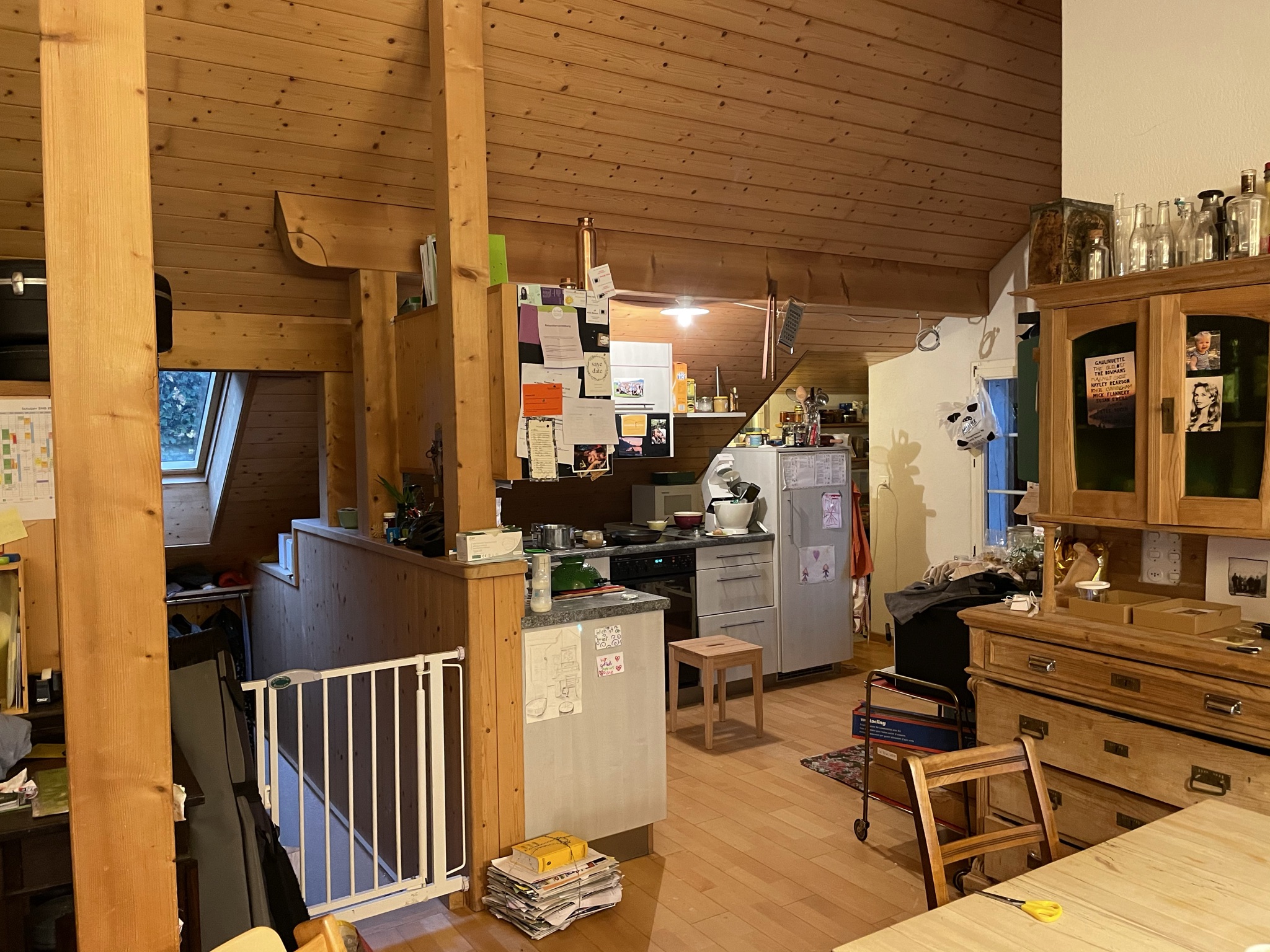 Wohnzimmer vor der Organisation