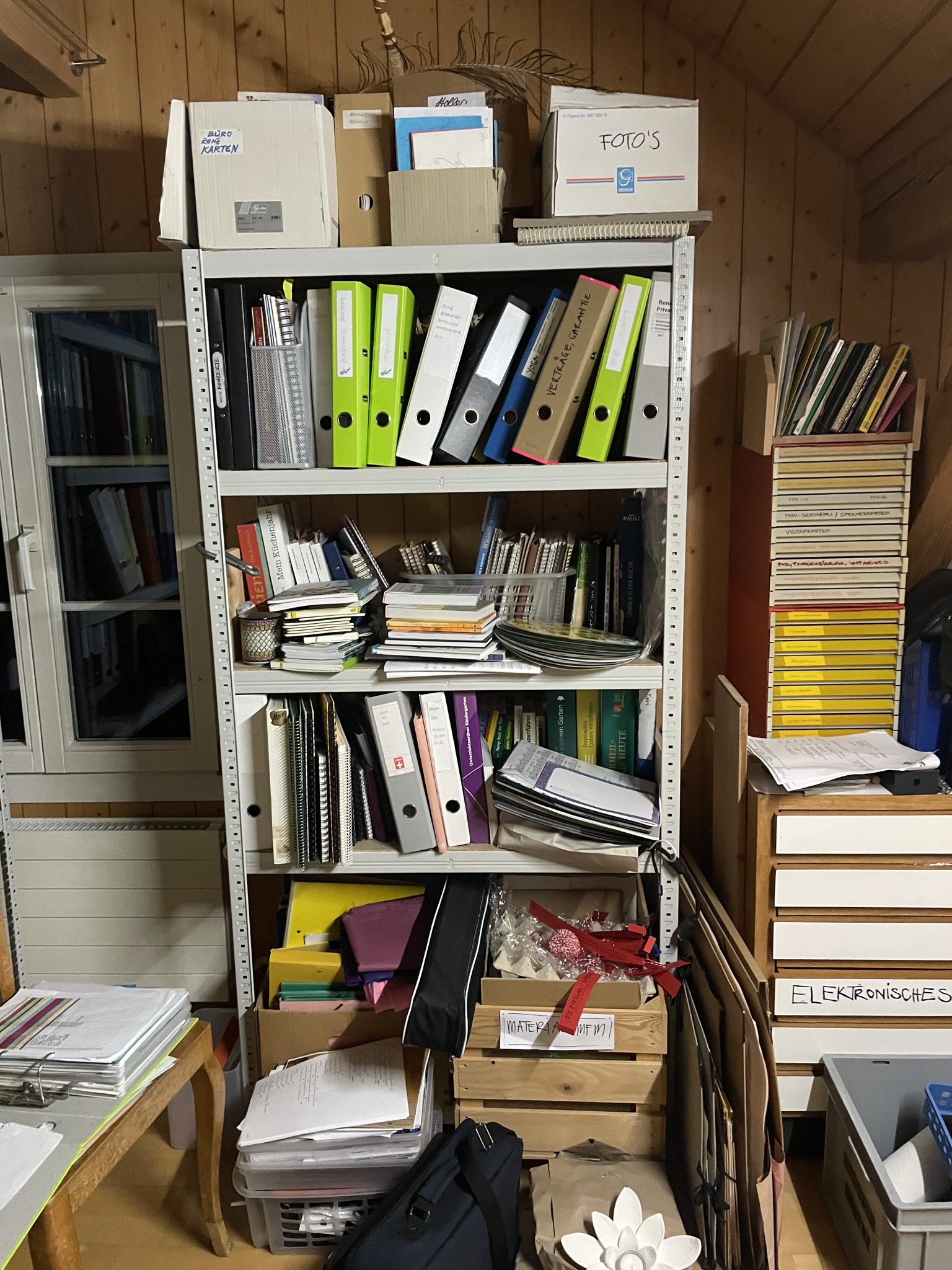 Arbeitszimmer 1 vor der Organisation