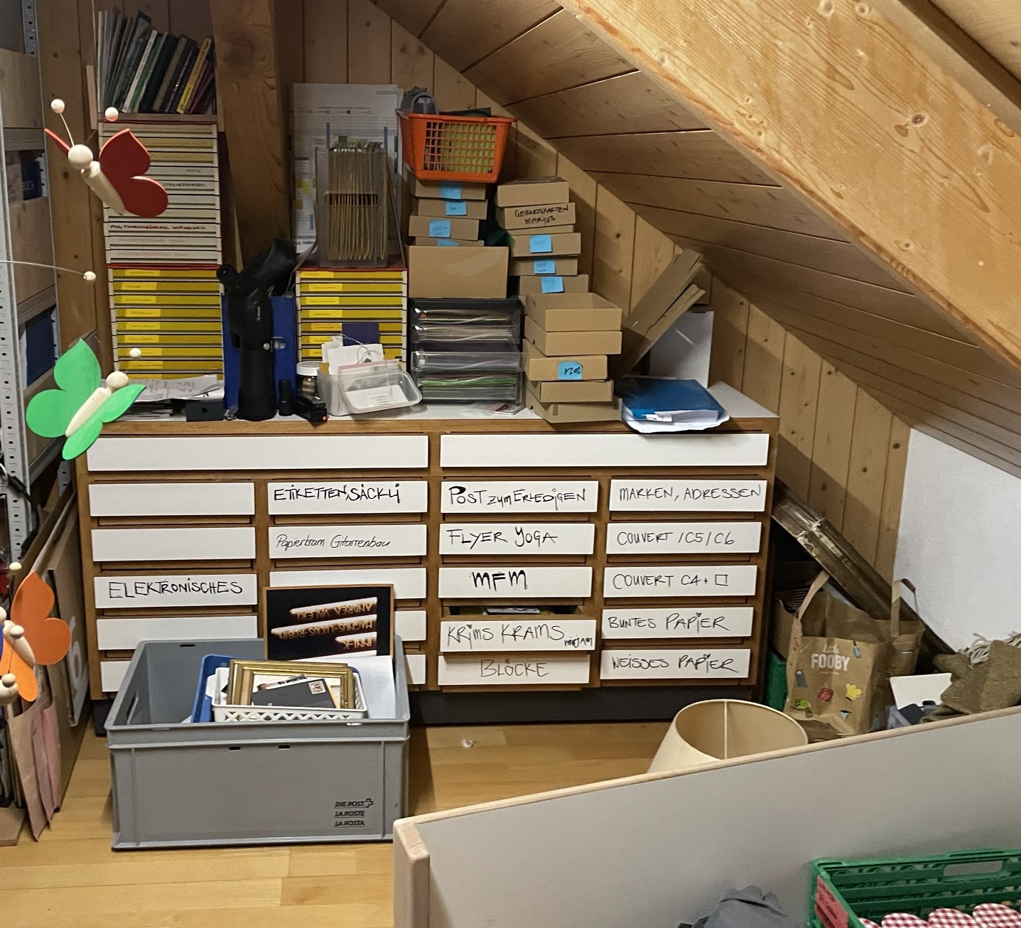 Arbeitszimmer 2 vor der Organisation