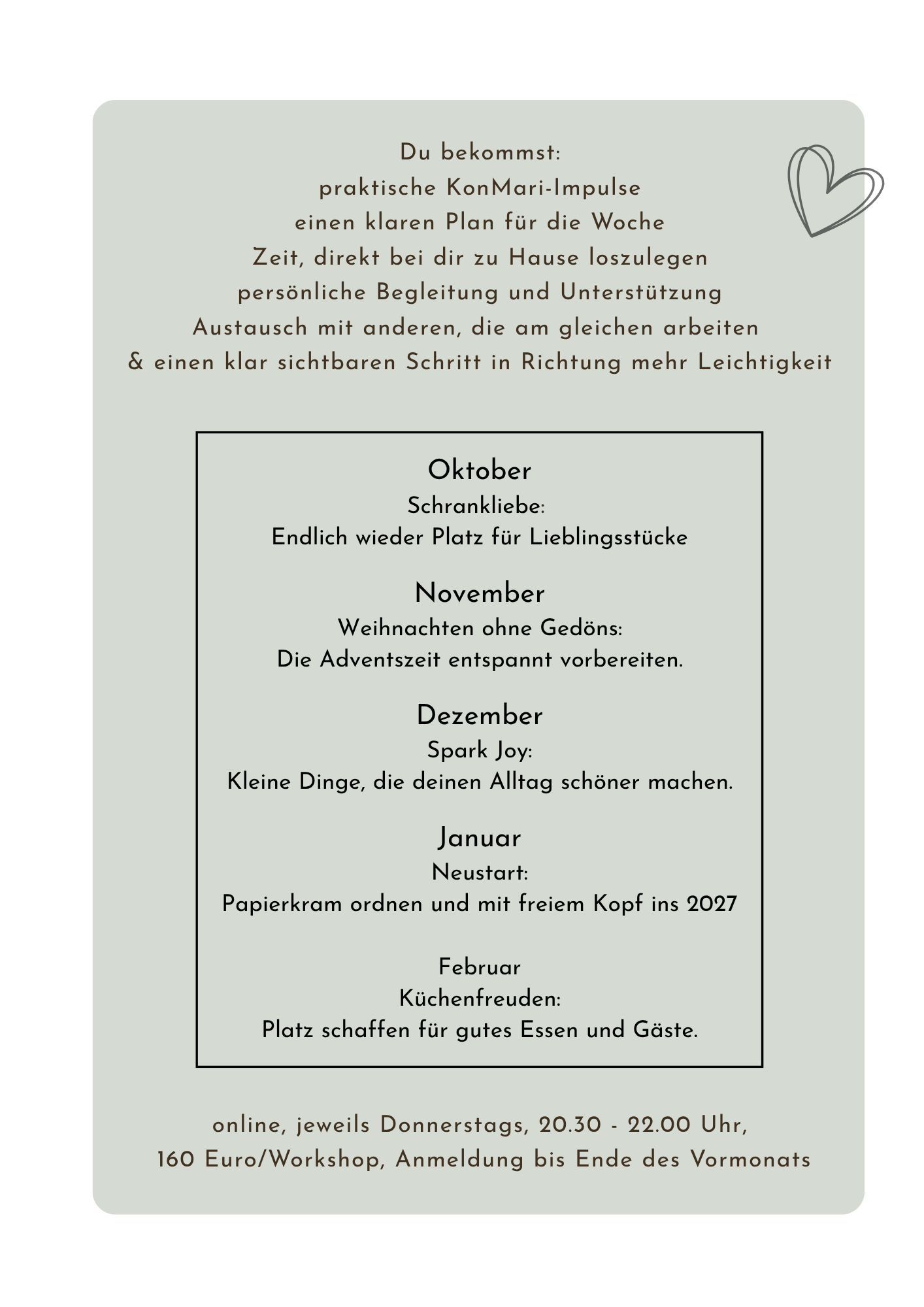 Workshop-Flyer mit Informationen zum zweiten Workshop